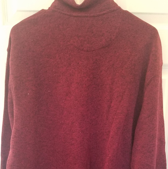 Red 1/4 zip sweater - Picture 2 of 2